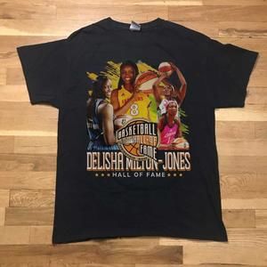 Delisha Milton-Jones Unisex Black T-Shirt - Graphics Hip Hop T-shirt